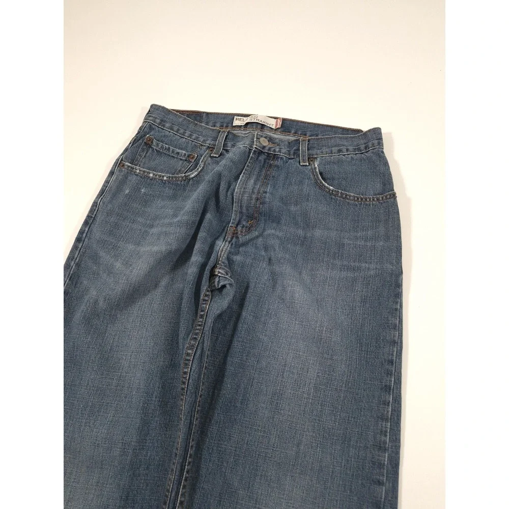 Levis 559 Relaxed Straight Jeans Mens 33x31 Blue Medium Wash Denim Pants